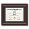 ArtToFrames 9x12 inch Diploma Frame - Framed with Black and Gold Mats, Comes with Regular Glass and Sawtooth Hanger for Wall Hanging (D-9x12)